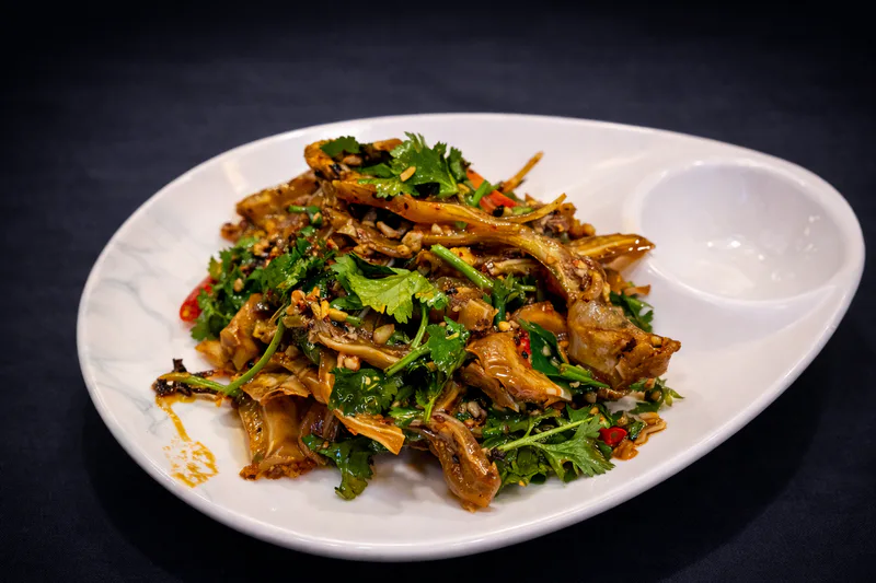 Schweine耳 in Chiliöl